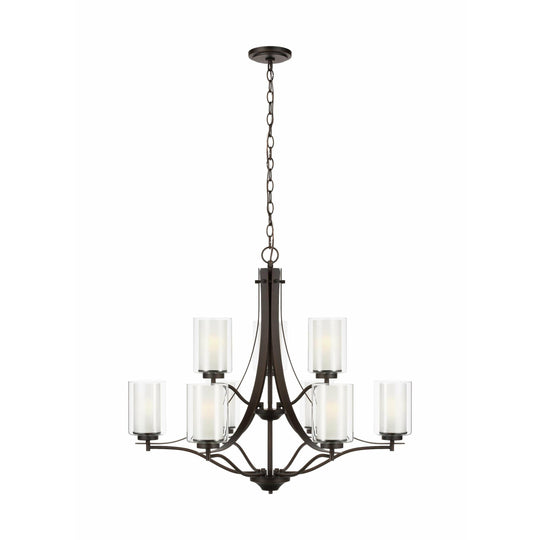 Elmwood Park 9-Light Chandelier (with Bulbs)