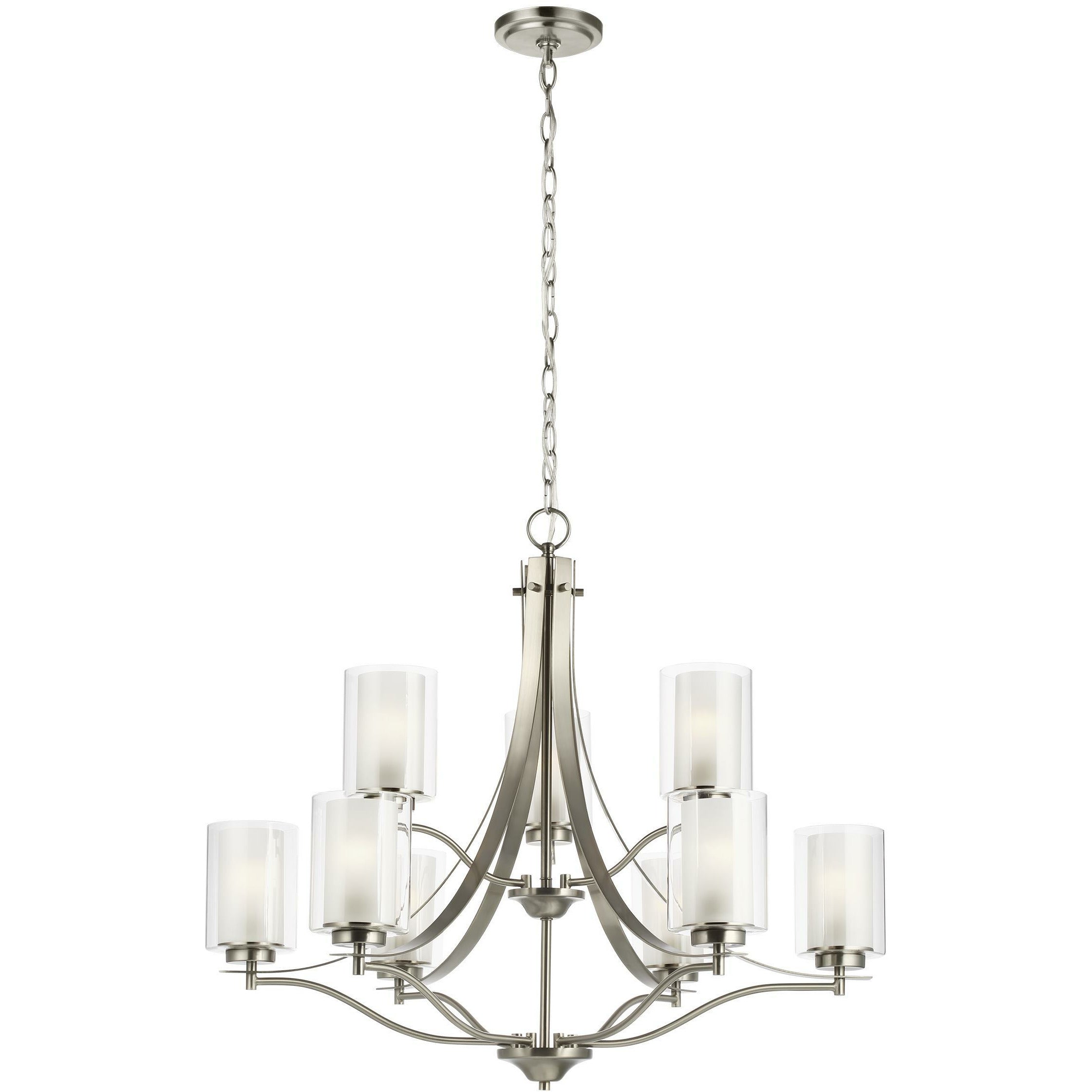 Elmwood Park Chandelier Brushed Nickel