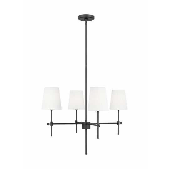 Baker 4-Light Small Chandelier (with Bulbs)