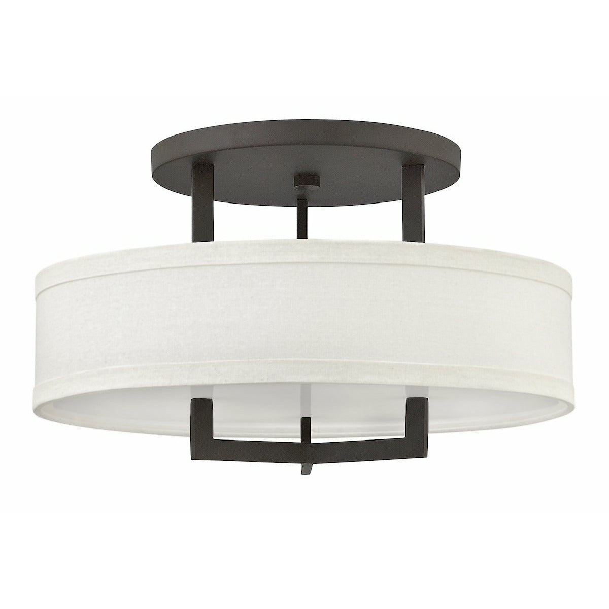 Hampton Semi Flush Mount Buckeye Bronze