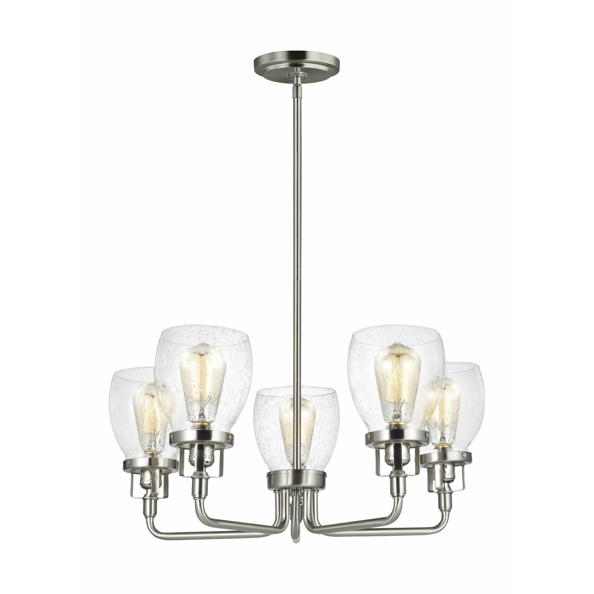 Belton 5-Light Up Chandelier (with Bulbs)