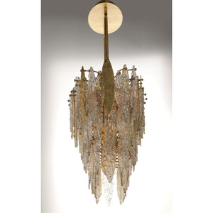 Majestic Chandelier Gold Leaf