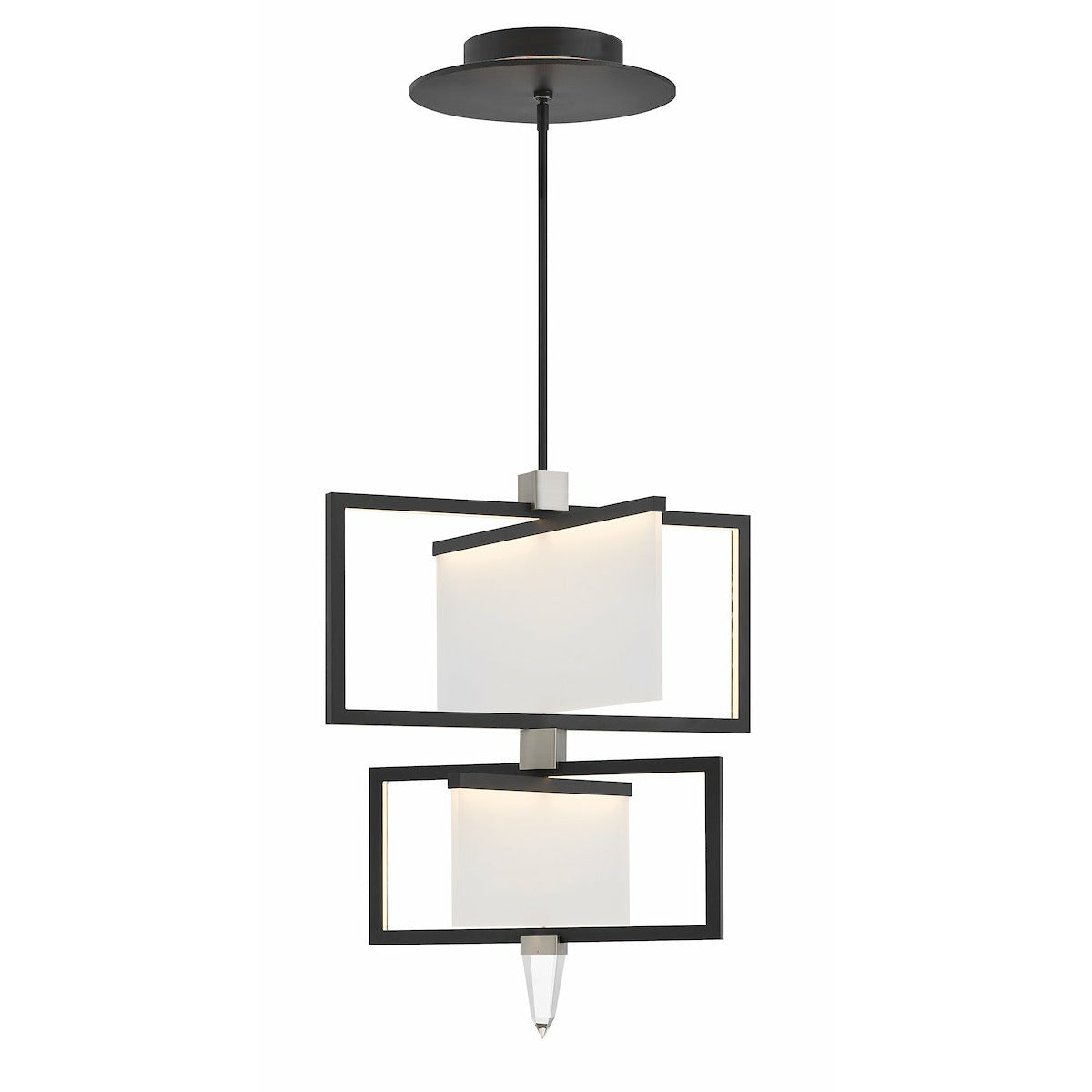 Folio Chandelier Black