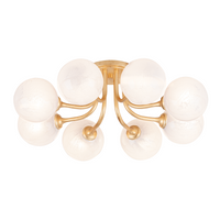 Corbett Onyx 8 Light Semi Flush