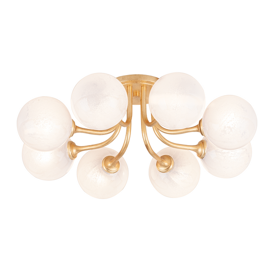 Corbett Onyx 8 Light Semi Flush