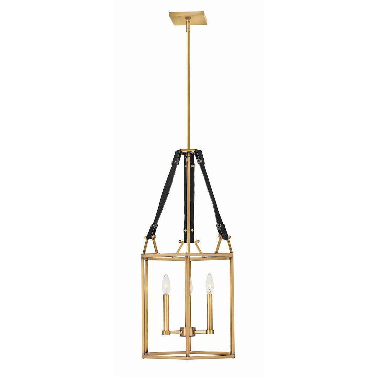 Monroe Chandelier Heritage Brass