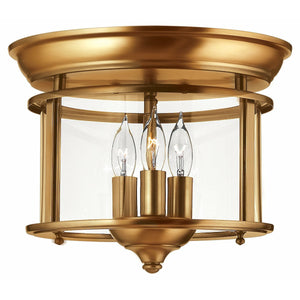 Gentry Flush Mount Heirloom Brass