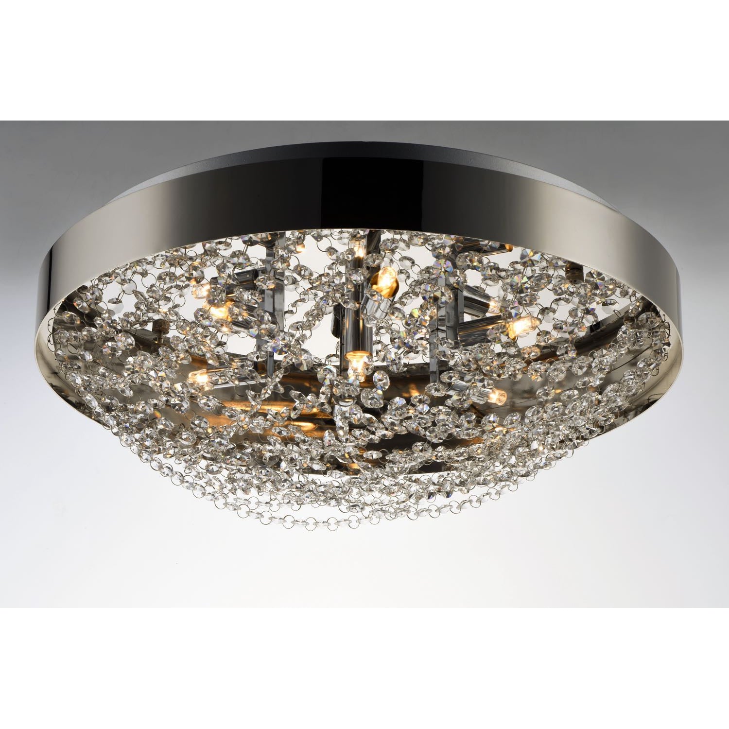 Lace Flush Mount Polished Nickel