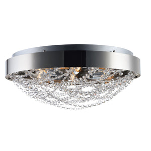 Lace Flush Mount Polished Nickel