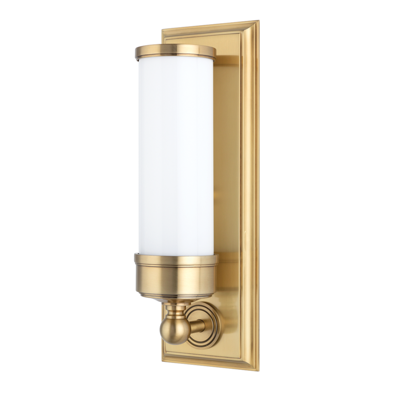 Everett Vanity Light Aged Brass