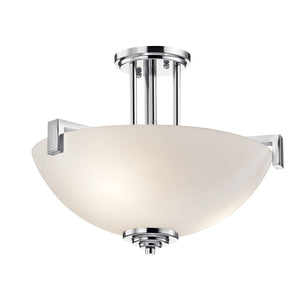 Eileen 14.5" 3-Light Convertible Pendant with LED Bulbs