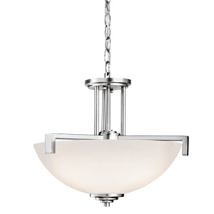 Eileen 14.5" 3-Light Convertible Pendant with LED Bulbs