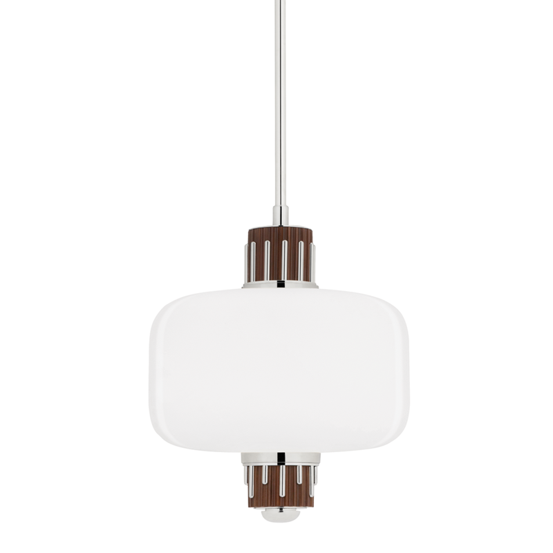 Peekskill Pendant Polished Nickel