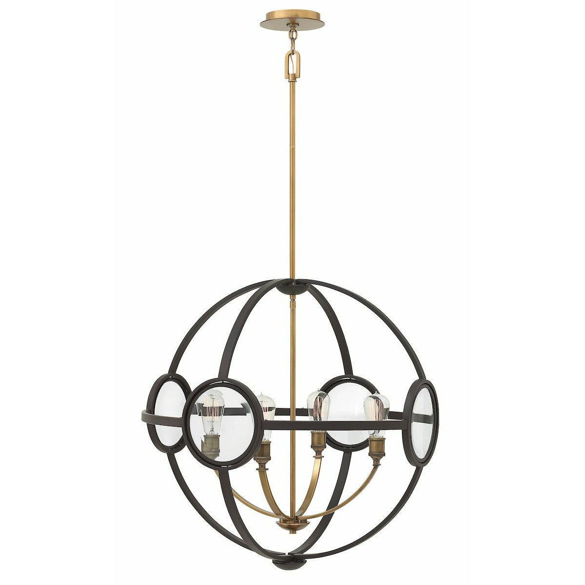 Fulham Chandelier Buckeye Bronze