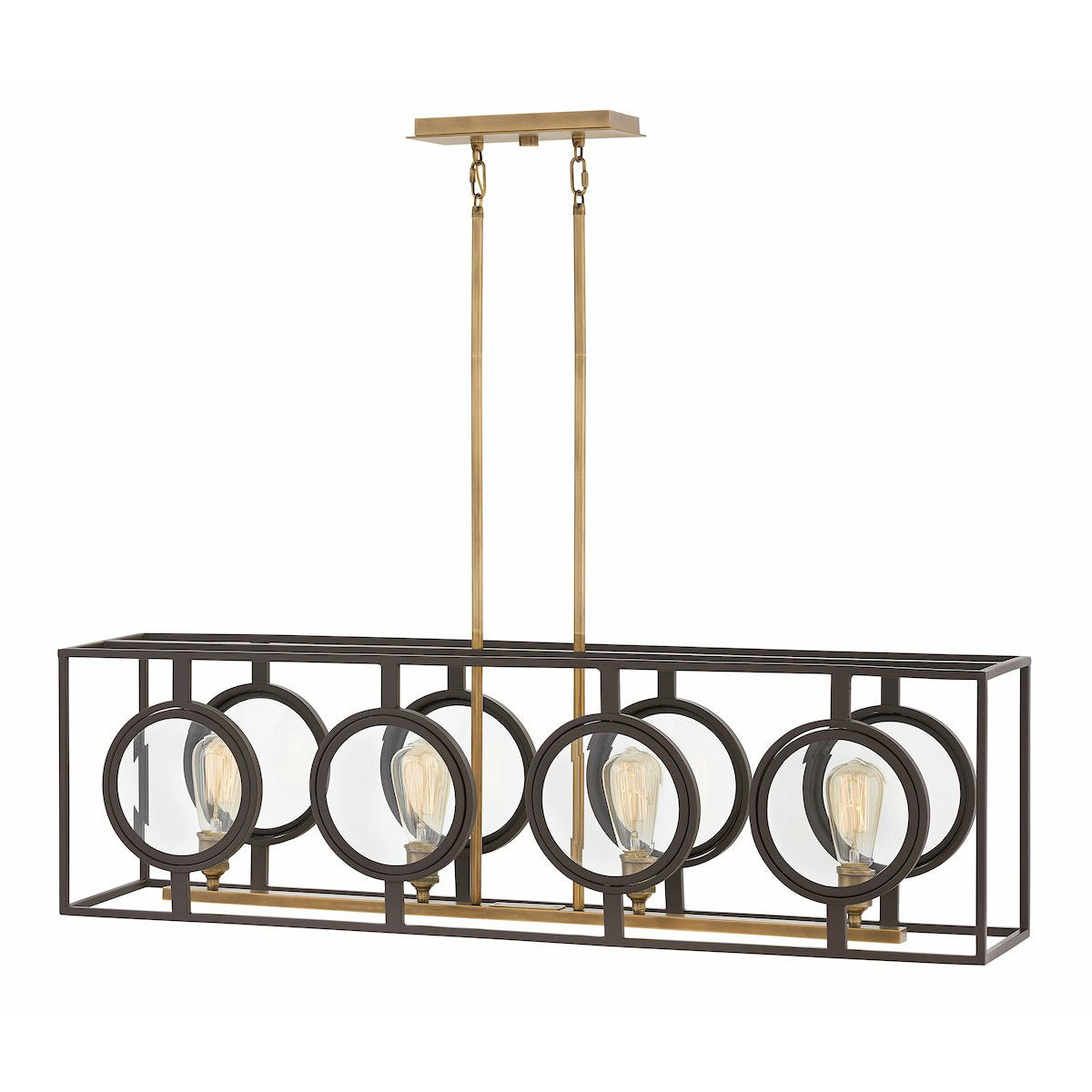 Fulham Linear Suspension Buckeye Bronze