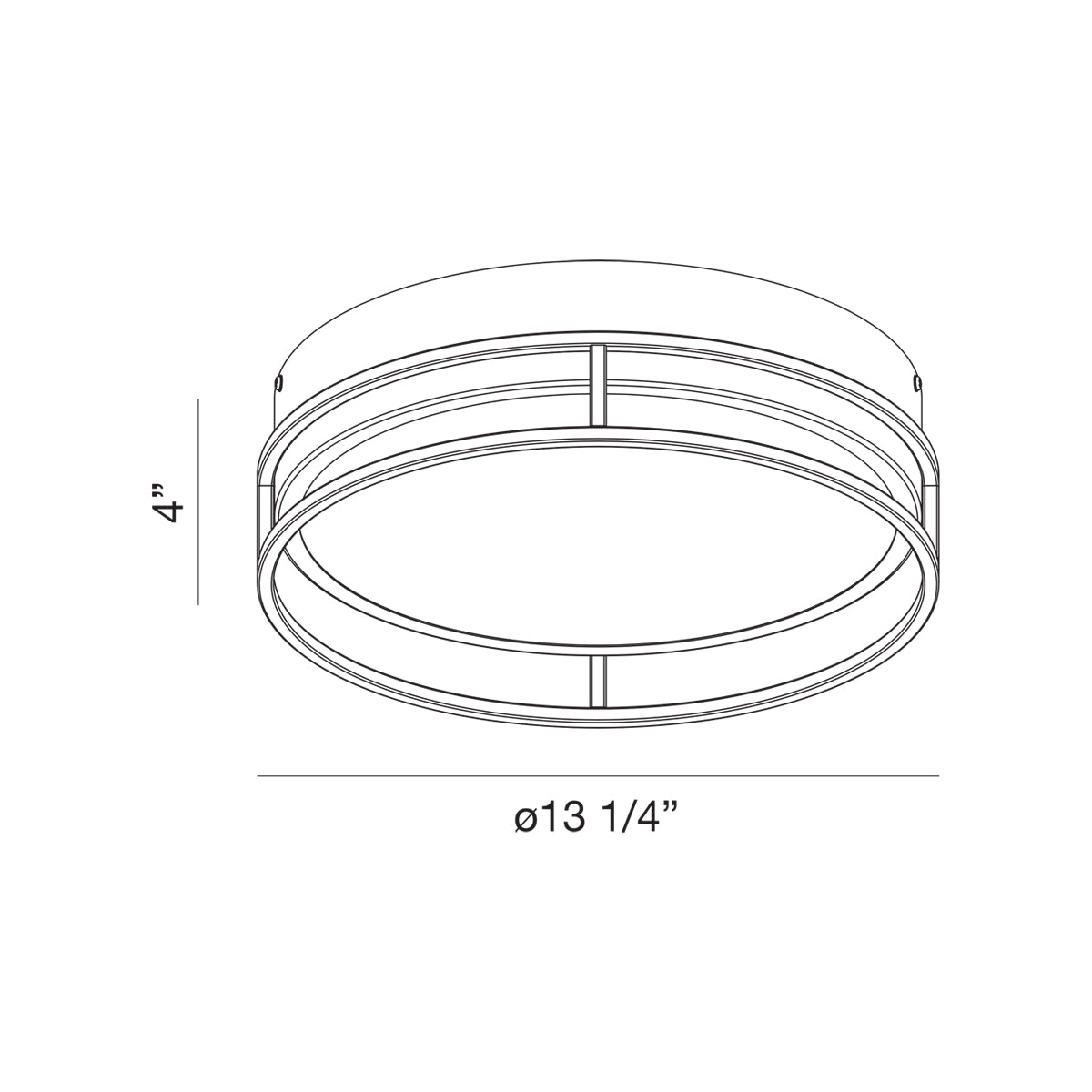 Grafice Flush Mount