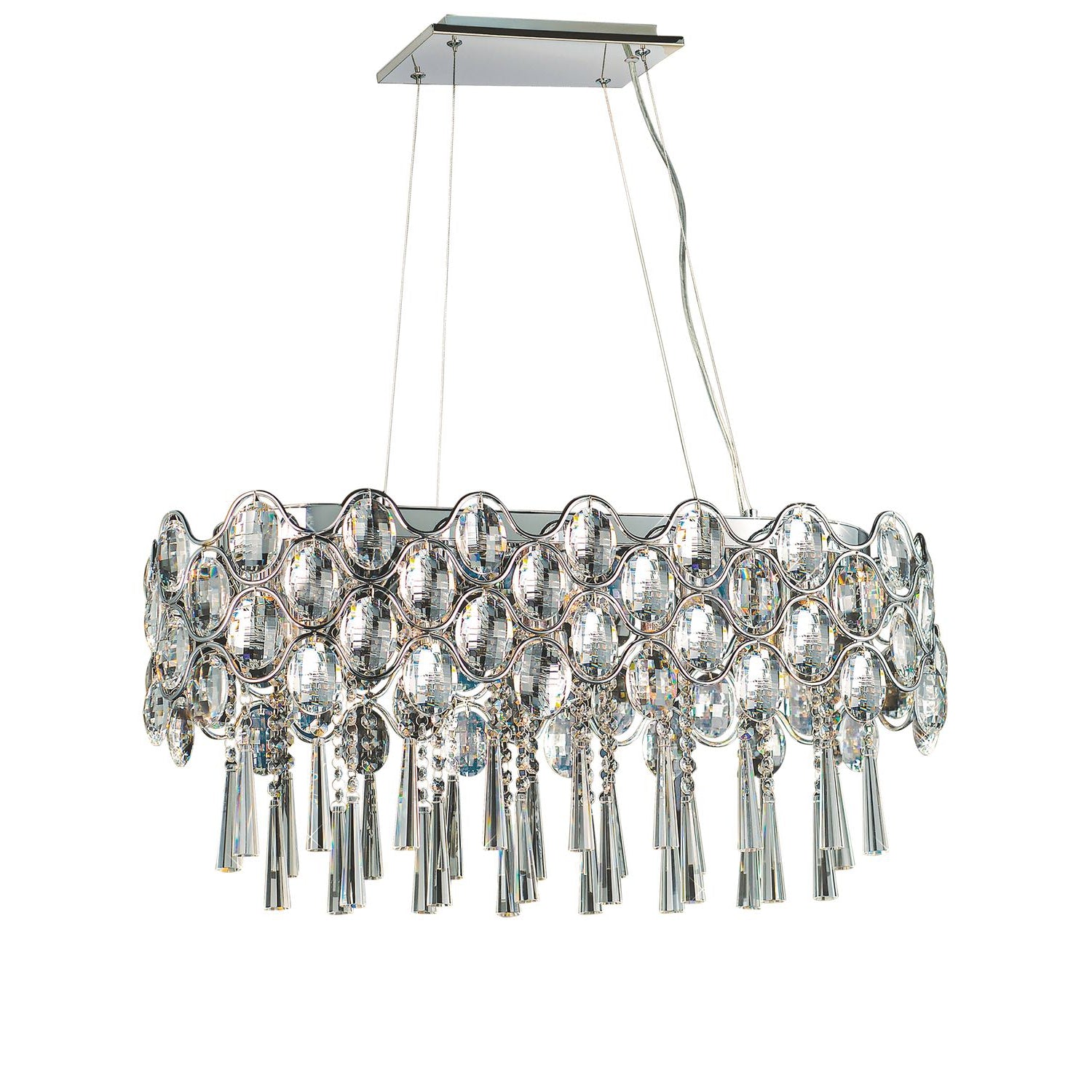 Jewel Linear Suspension Polished Chrome