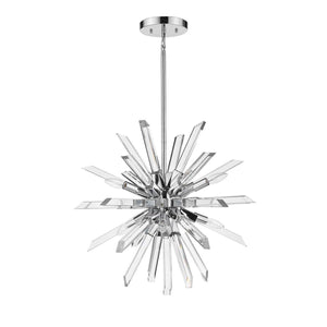 Burst Chandelier Chrome