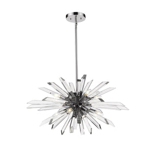 Burst Chandelier Chrome