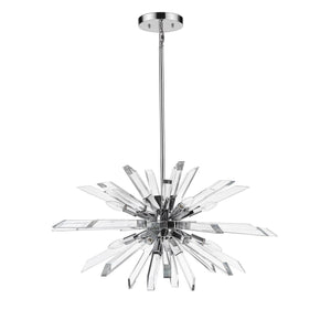 Burst Chandelier Chrome