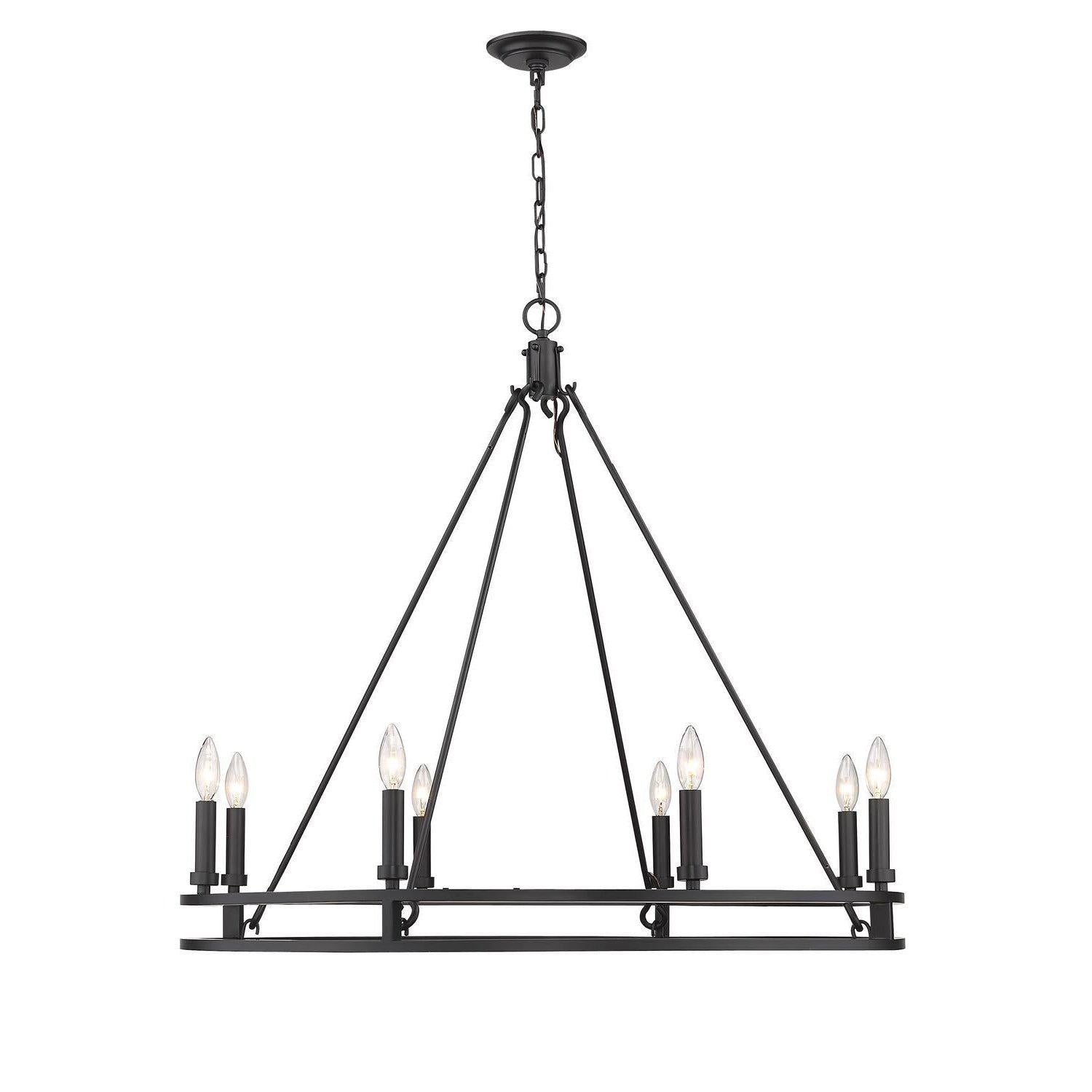 Dennison Chandelier Matte Black