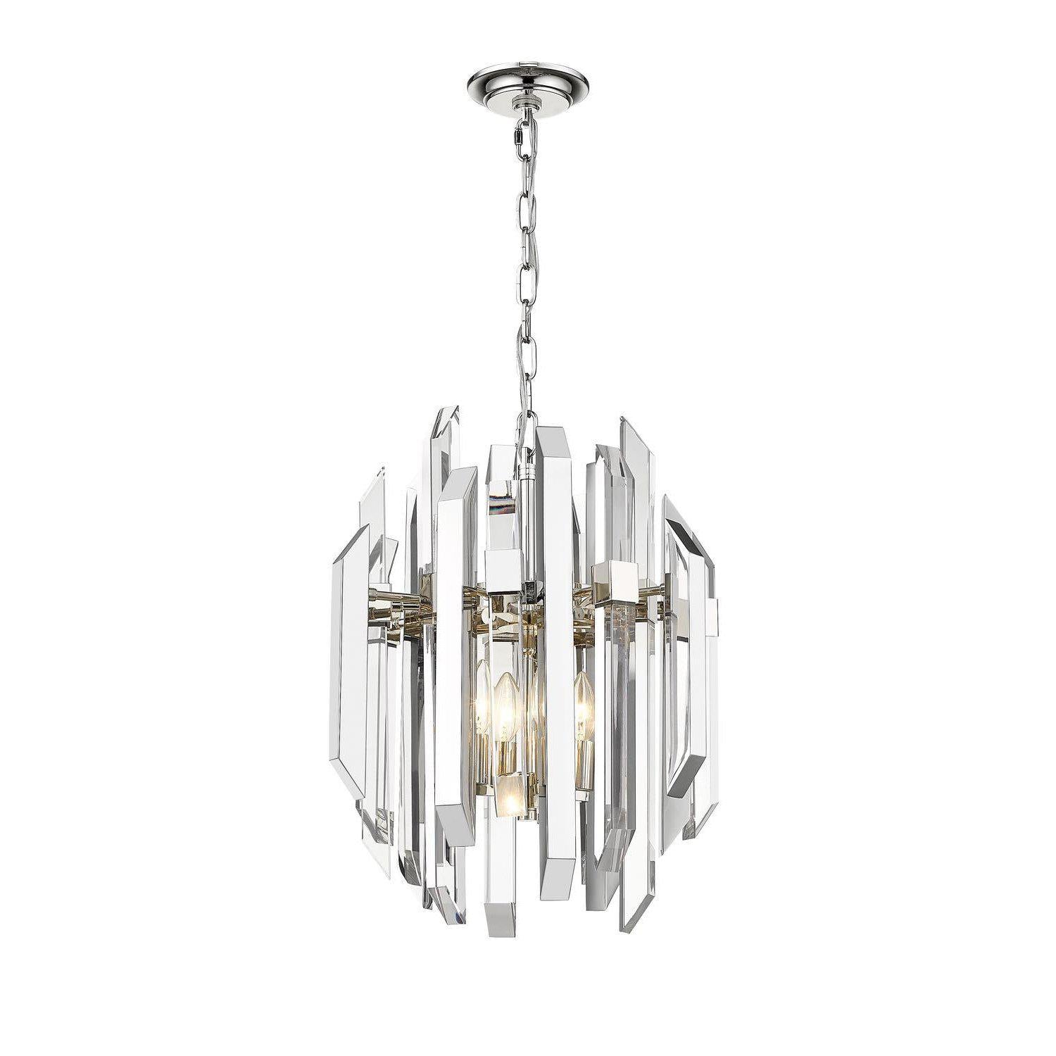 Bova Pendant Polished Nickel