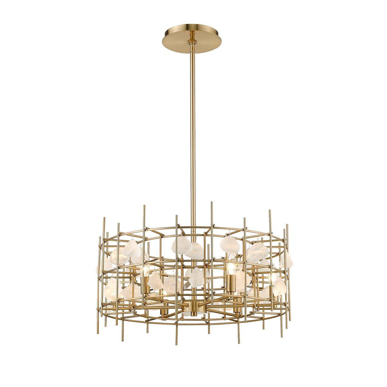 Garroway Chandelier Aged Brass