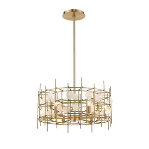 Garroway Chandelier Aged Brass