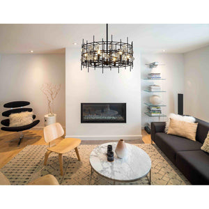 Garroway Chandelier Matte Black