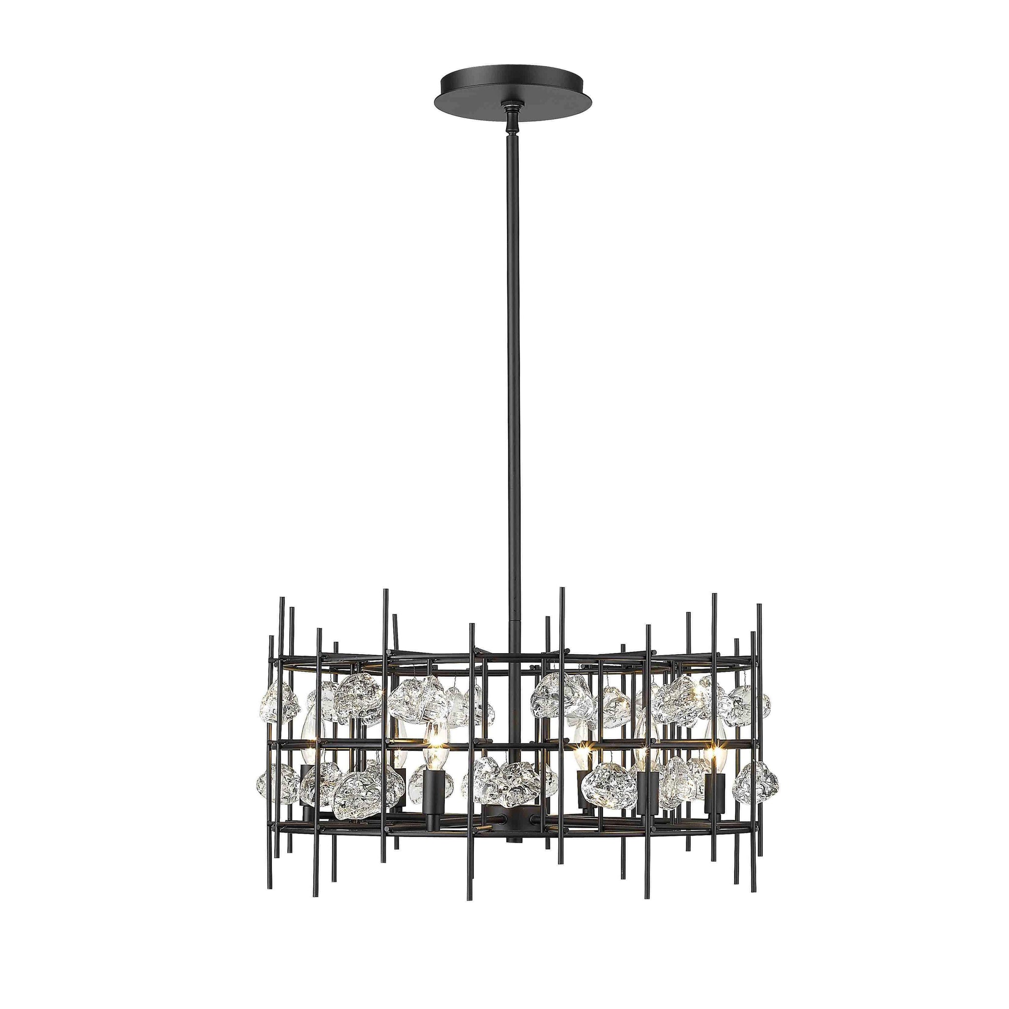 Garroway Chandelier Matte Black