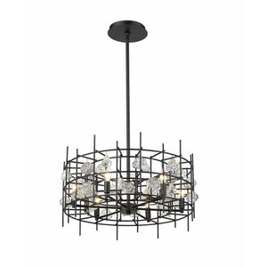 Garroway Chandelier Matte Black