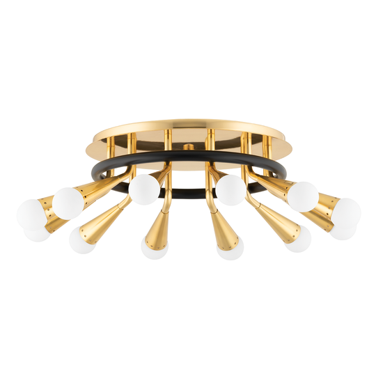 Corbett Aries 12 Light Semi Flush