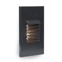 LED 12V Vertical Louvered Indoor/Outdoor Step and Wall Light