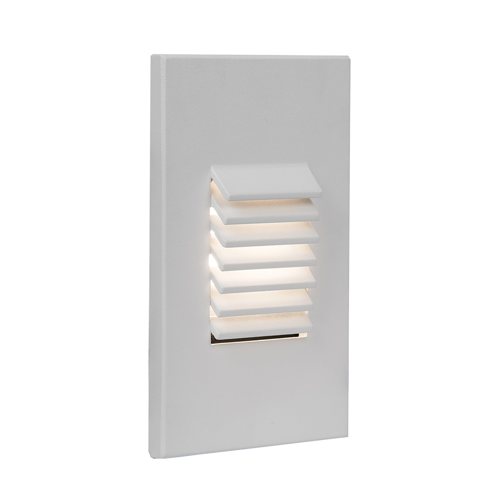 LED 12V Vertical Louvered Indoor/Outdoor Step and Wall Light