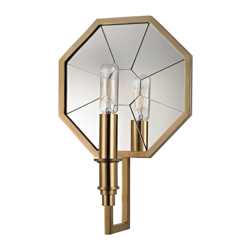 Cushing Sconce Aged Brass