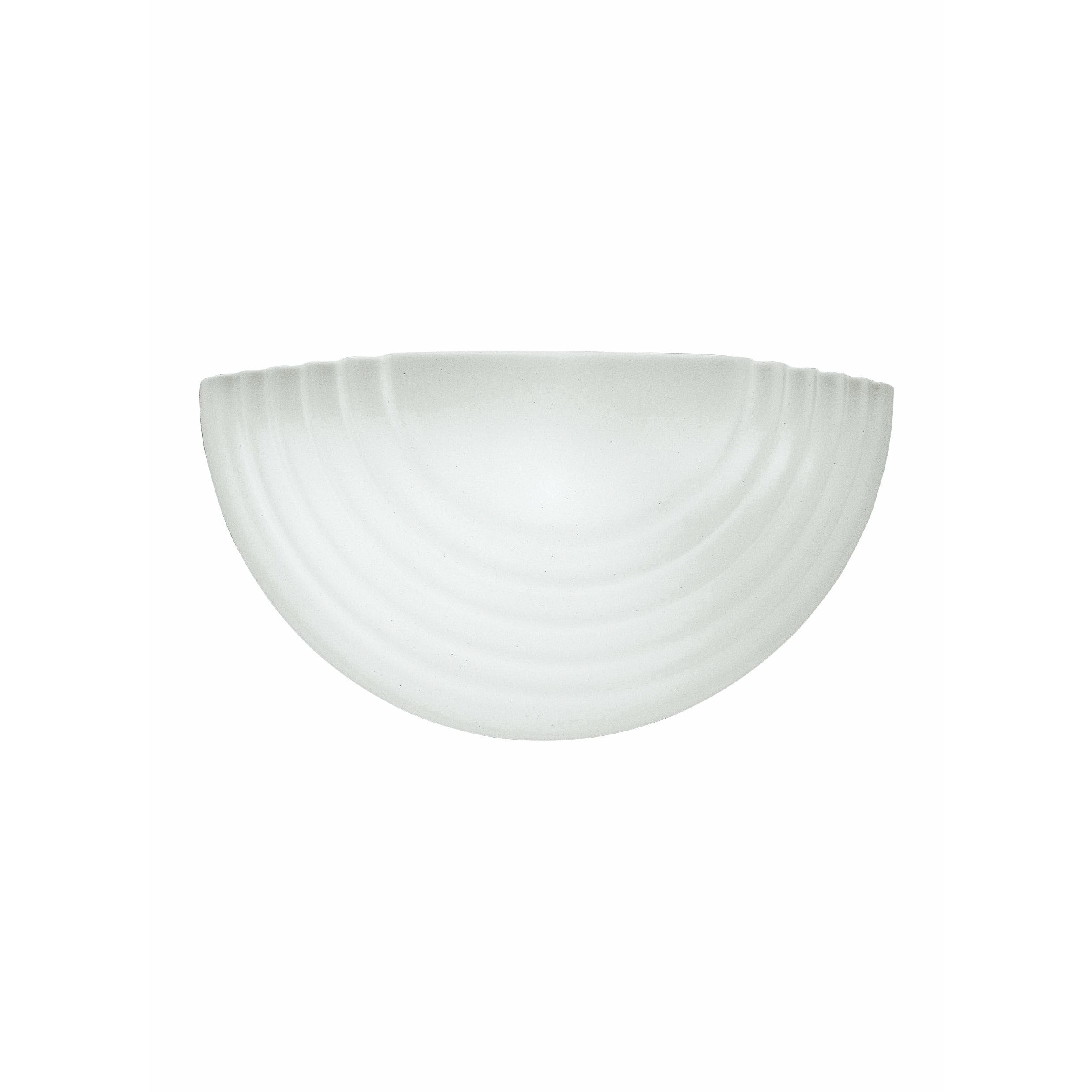 Stepped Glass Sconce White
