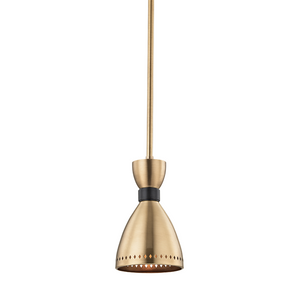 Solaris Pendant Aged Brass