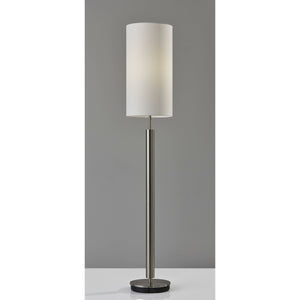 Hollywood Collection Floor Lamp Brushed Steel