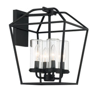 Bastille 4 Light 14" Outdoor Wall Light