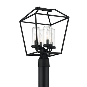 Bastille 4 Light 18" Outdoor Post Light