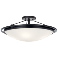 23.5" 4-Light Semi Flush Mount