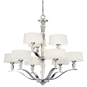 Crystal Persuasion Chandelier Chrome