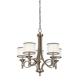Lacey Chandelier Antique Pewter