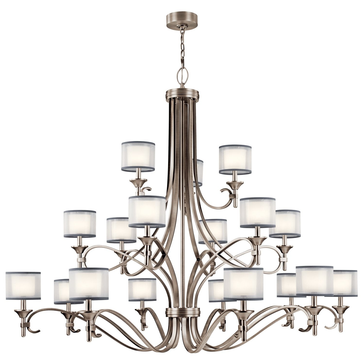 Lacey Chandelier Antique Pewter
