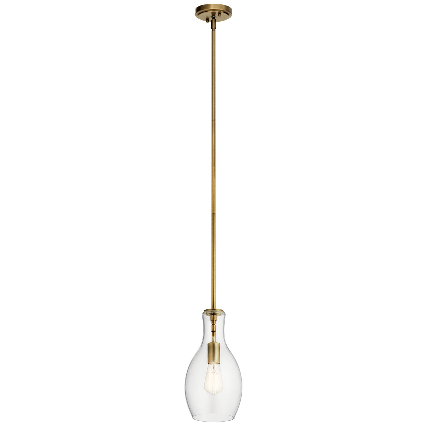 Everly Pendant Natural Brass