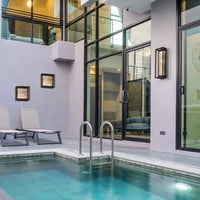 Ilya 13" LED Outdoor Ceiling Light