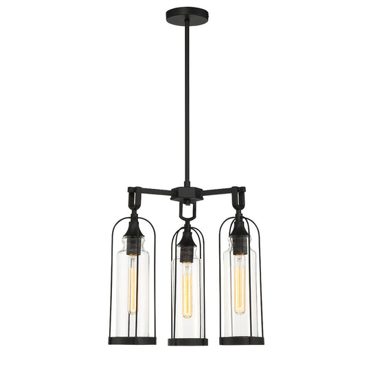Yasmin 18" 3 Light Outdoor Chandelier