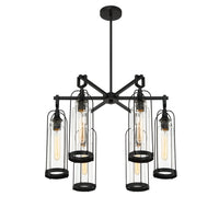 Yasmin 27" 6 Light Outdoor Chandelier