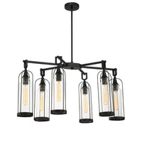 Yasmin 35" 6 Light Outdoor Chandelier