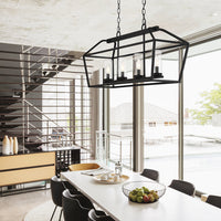 Bastille 4 Light 34" Outdoor Chandelier